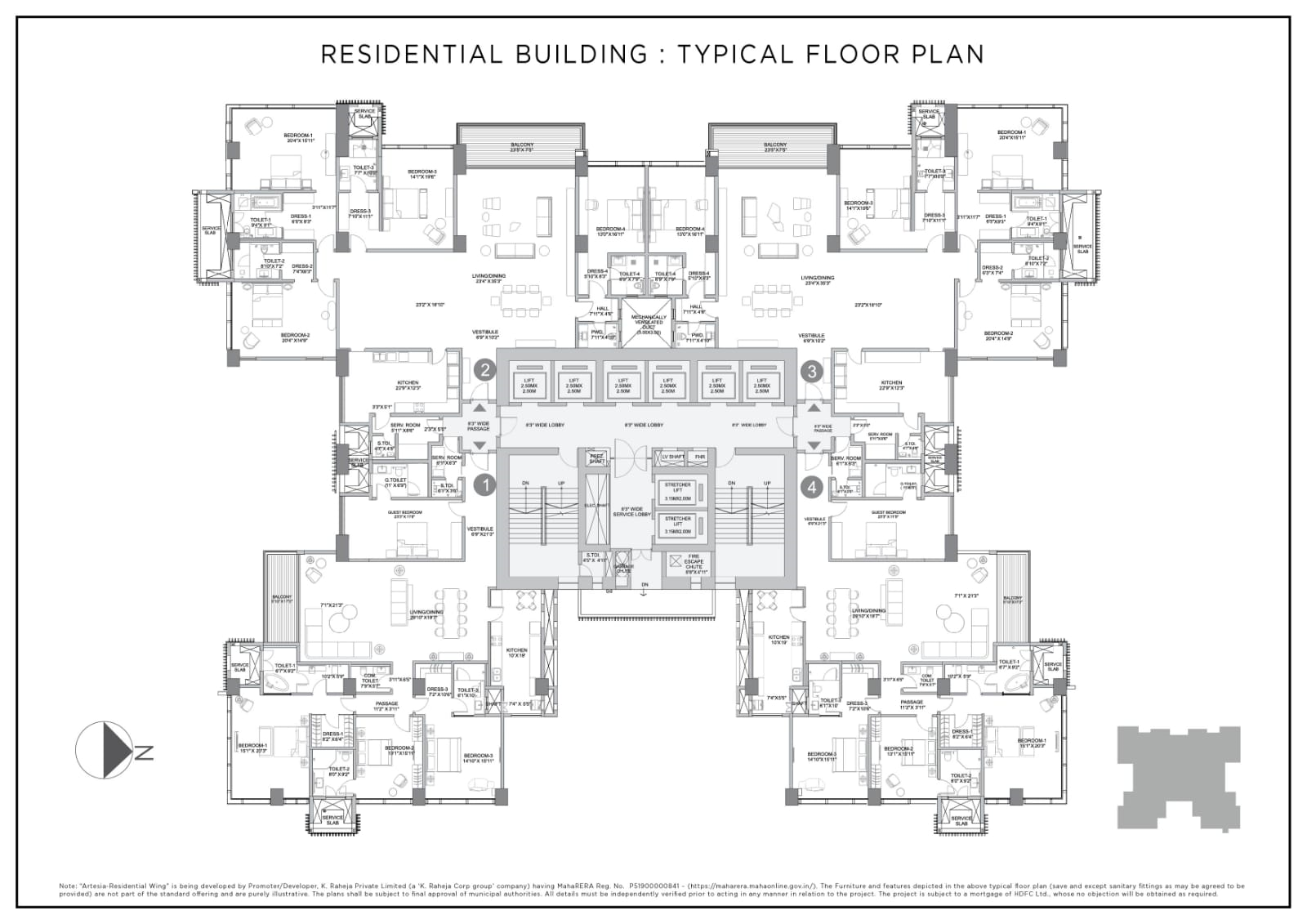 Artesia - Residential Wing Constructed On Part Of The Project Land